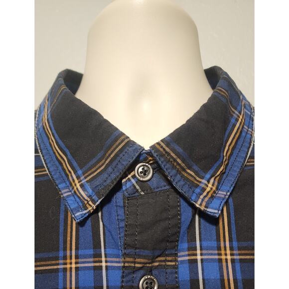 Harley Davidson 115th Anniversary Button-down Short Sleeve Shirt Plaid Size 3XL - Picture 2 of 8